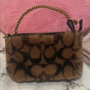 Brown and Black Patterned Women's Bag
